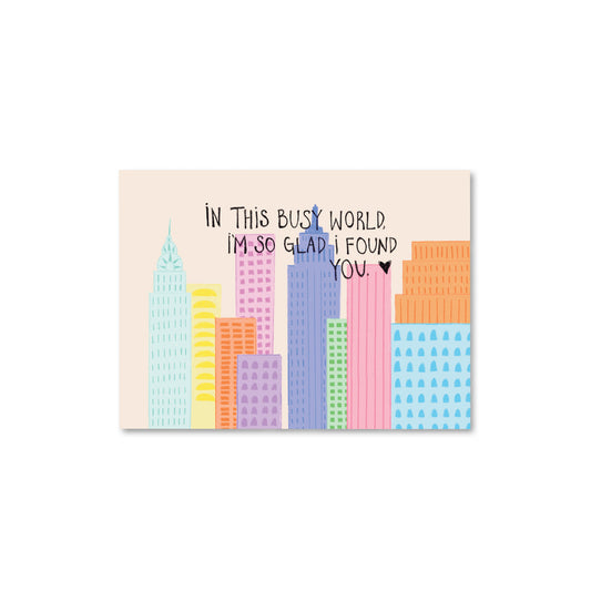 In This Busy World I Found You Token Moment