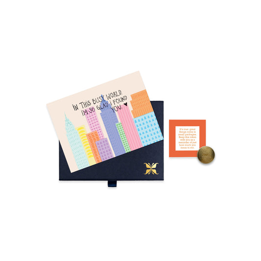 In This Busy World I Found You Token Moment