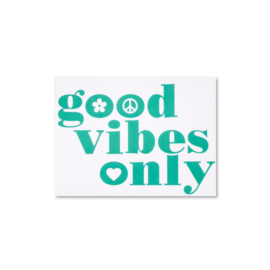 Good Vibes Only Token Moment