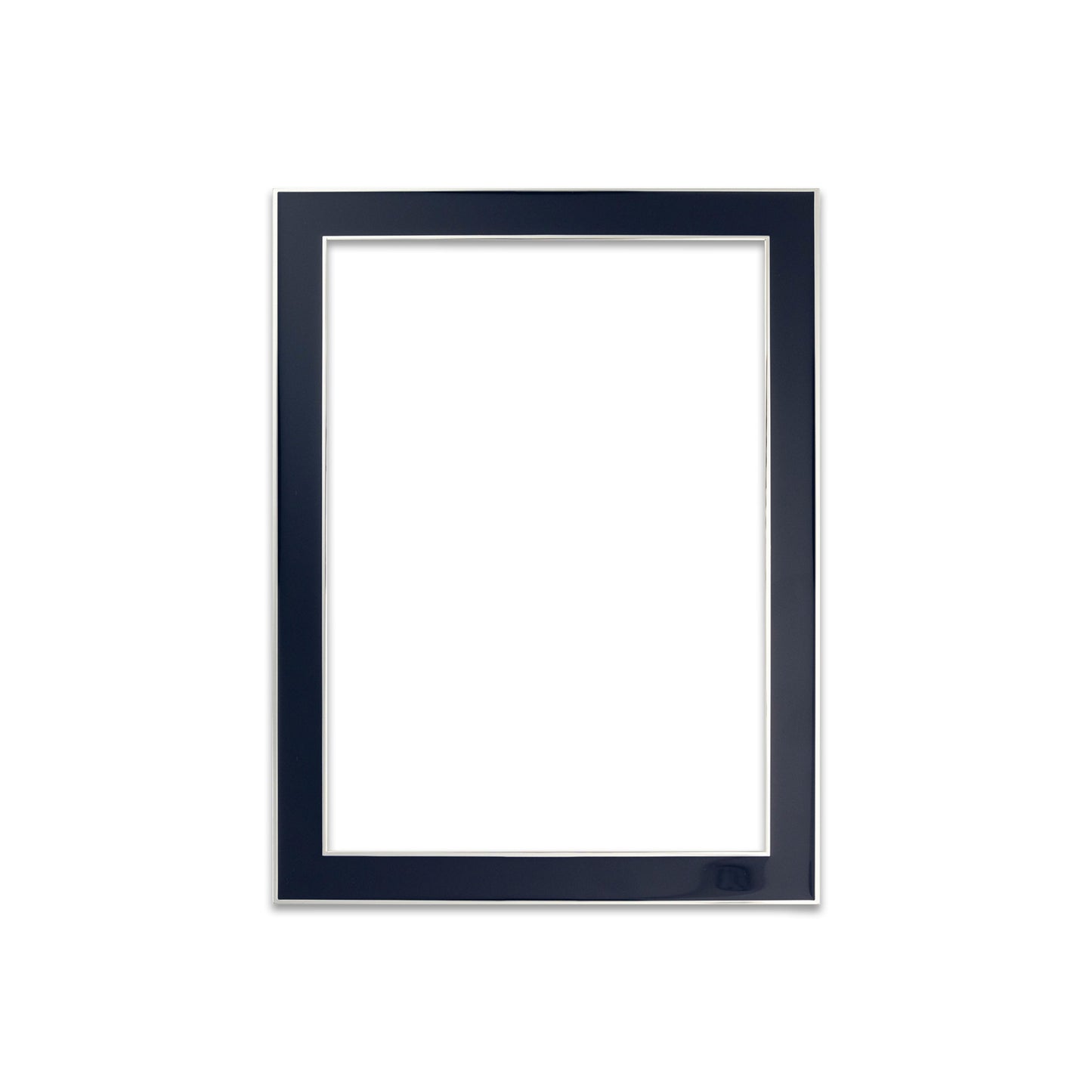 Navy Blue Enamel Photo Moment