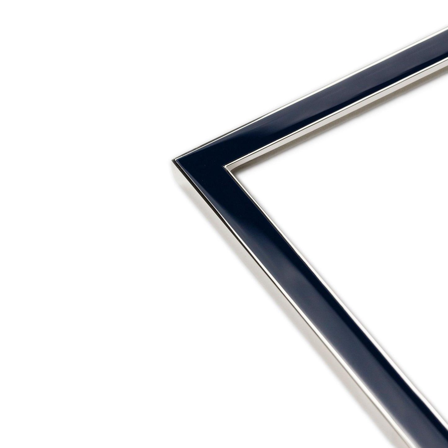 Navy Blue Enamel Photo Moment