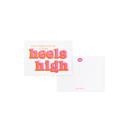 Keep Your Chin Up & Your Heels High Token Moment