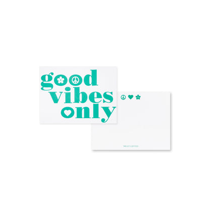 Good Vibes Only Token Moment