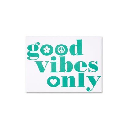 Good Vibes Only Token Moment
