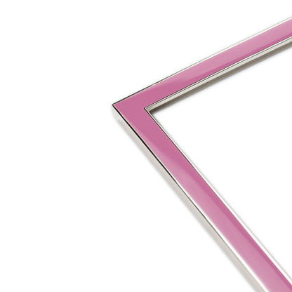 Hot Pink Enamel Photo Moment