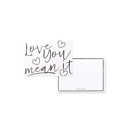 Love You, Mean It Token Moment