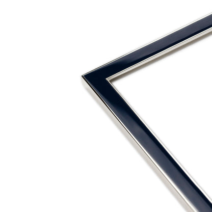 Navy Blue Enamel Photo Moment